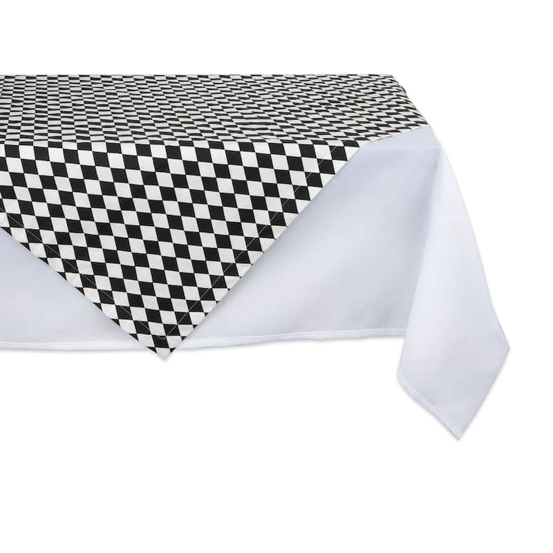 DII Lemon Bliss Print Tablecloth 70 Round