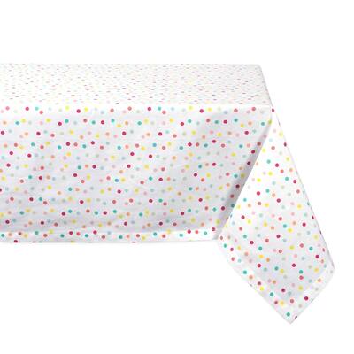 DII Lemon Bliss Print Tablecloth 70 Round