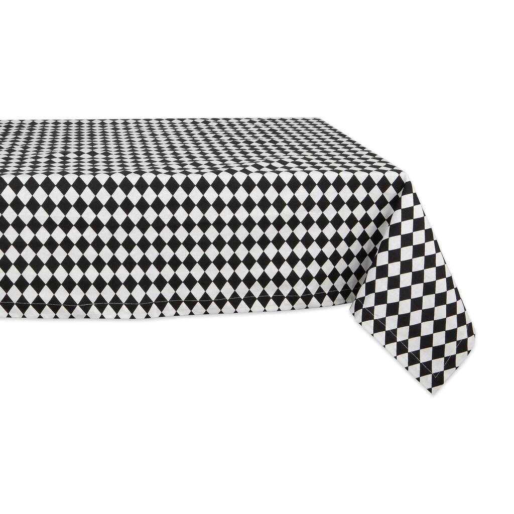 DII Lemon Bliss Print Tablecloth 70 Round