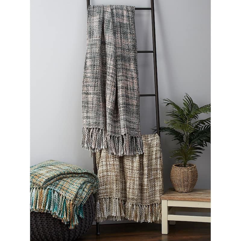 Carson Carrington Tagneby Acrylic Throw - Stone