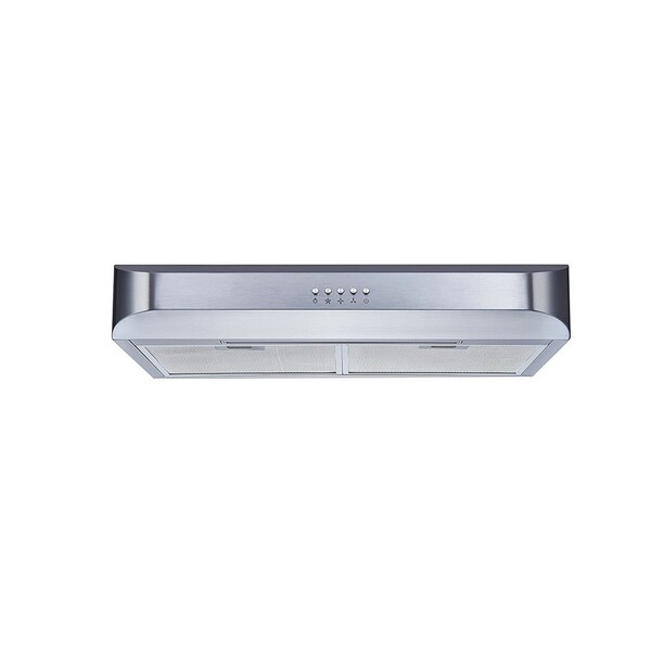 thin under cabinet range hood