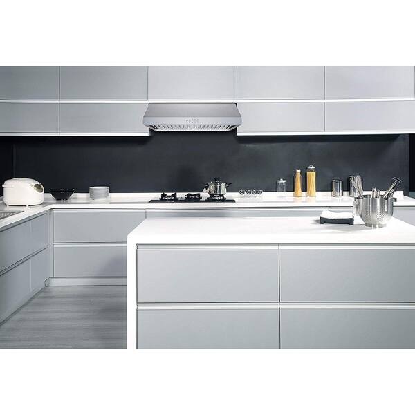 Winflo 30 480 Cfm Convertible Stainless Steel Under Cabinet Range Hood Overstock 28602117