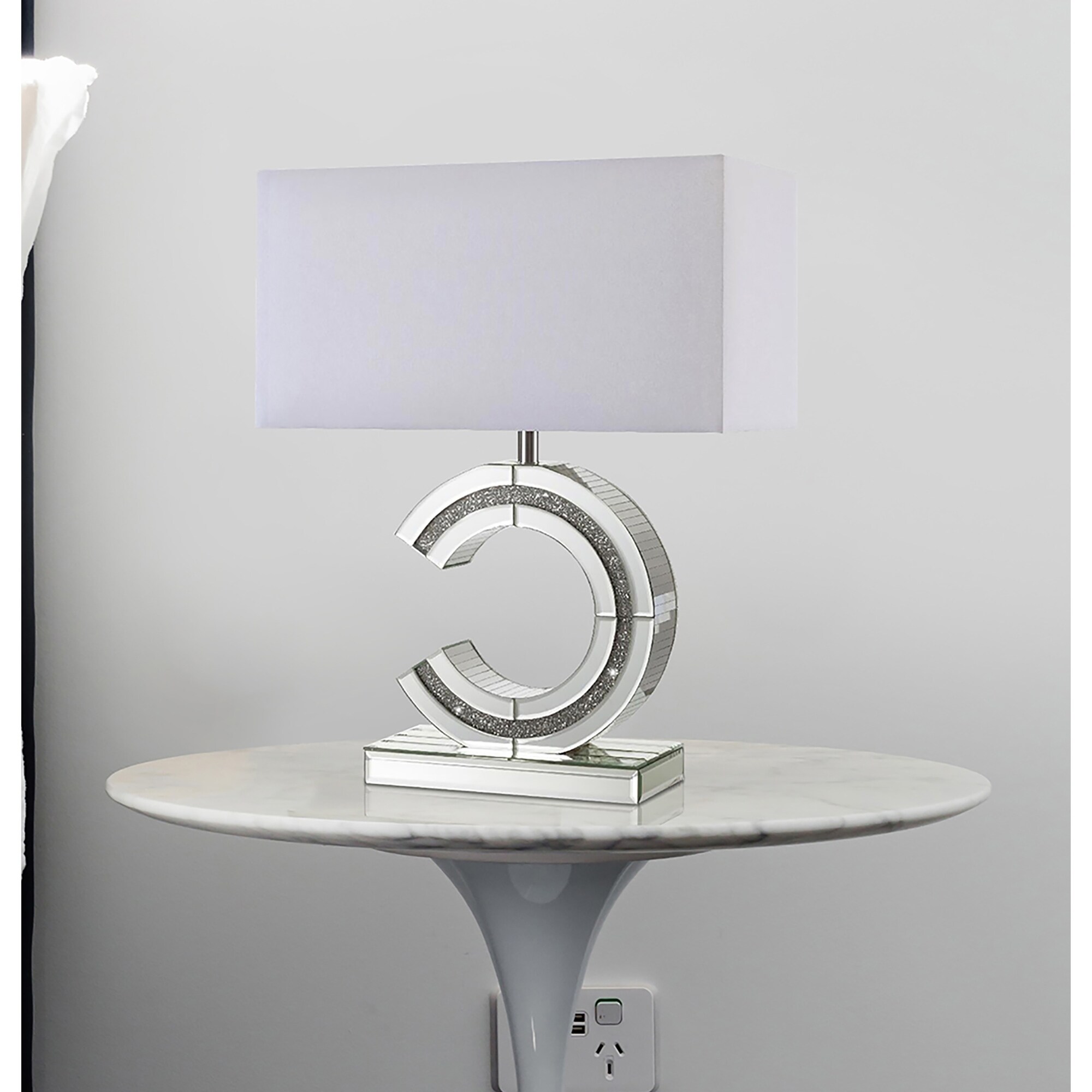 cheap mirrored table lamps