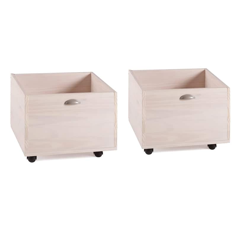 Taylor & Olive Diascia Pine Wood Toy Boxes
