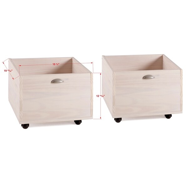pine toy boxes