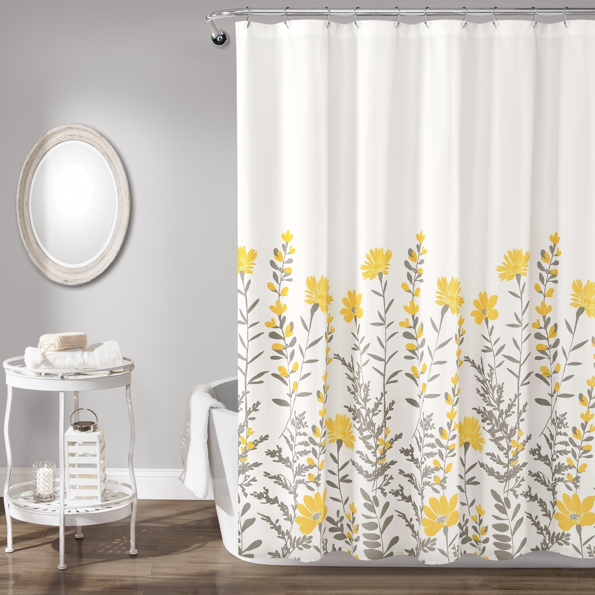 yellow shower curtain uk