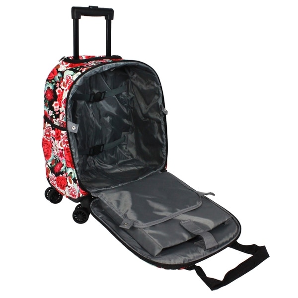 carry on spinner with laptop compartment