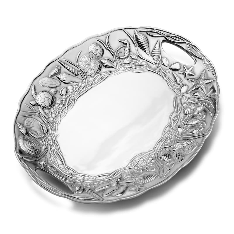 Wilton Armetale Coastal Handle Tray