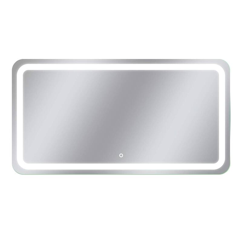 Dyconn Faucet Egret Wall-mounted LED Backlit Tri-Color Mirror - Clear