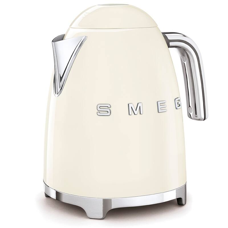 Smeg 50's Retro Style Aesthetic Electric Kettle, Cream