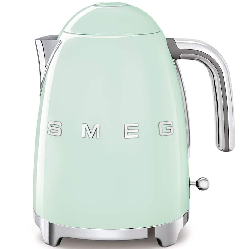 Smeg 50's Retro Style Aesthetic Electric Kettle, Pastel Green