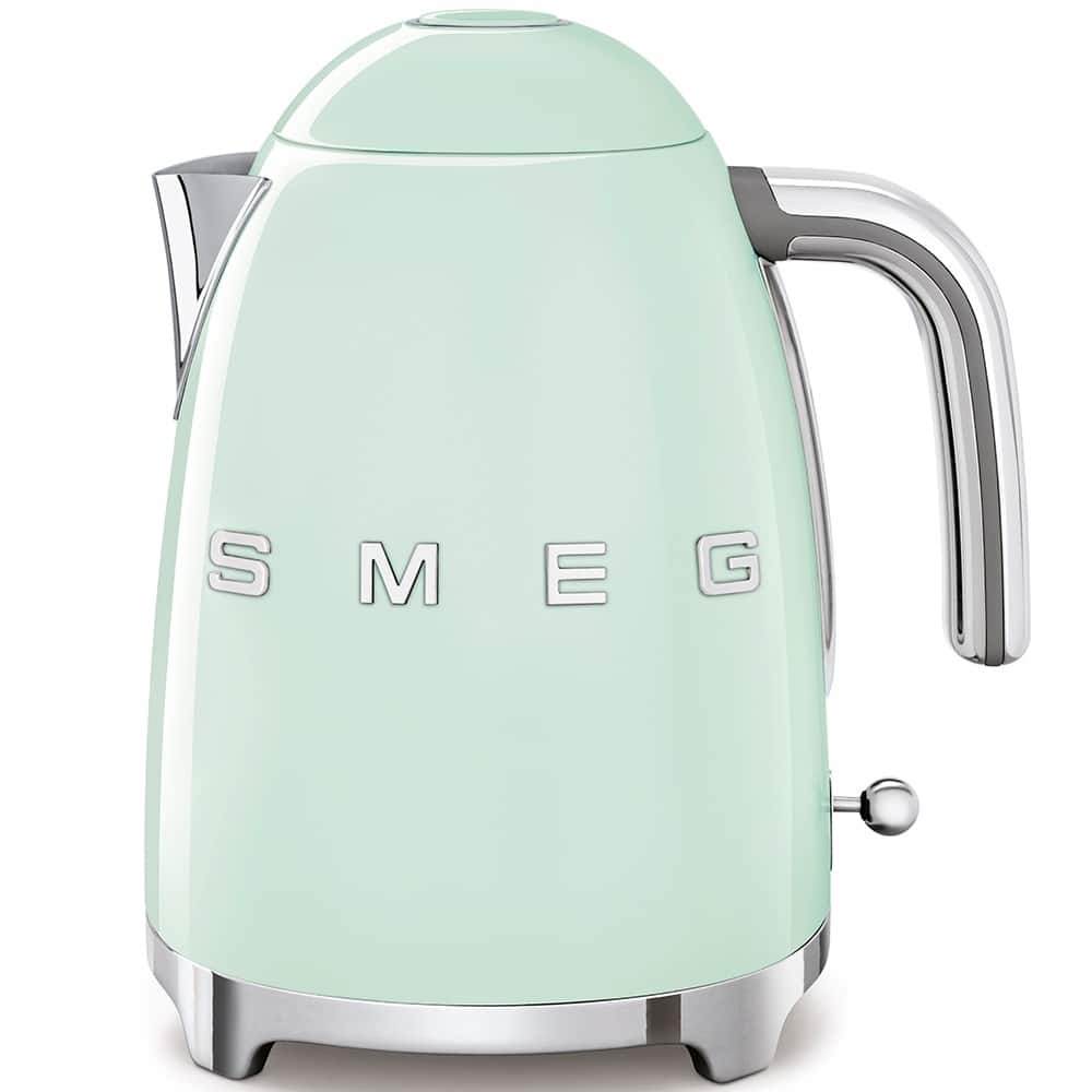 Smeg 50's Retro Style Aesthetic Electric Kettle, Pastel Green