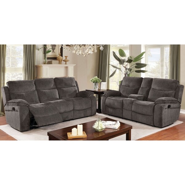Copper Grove Novomosk Grey 2-piece Living Room Set