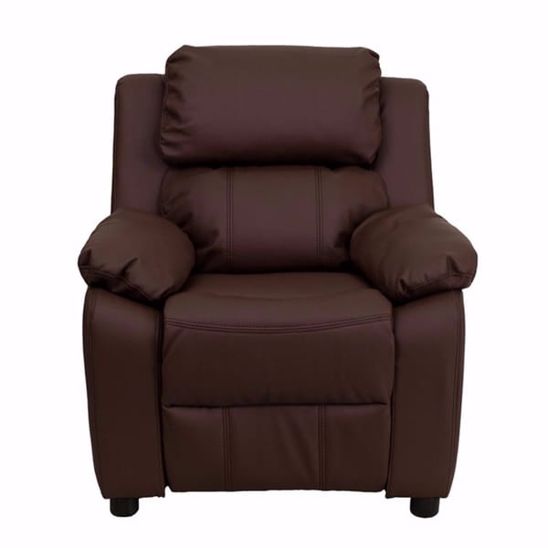 Shop Offex Deluxe Heavily Padded Contemporary Brown ...