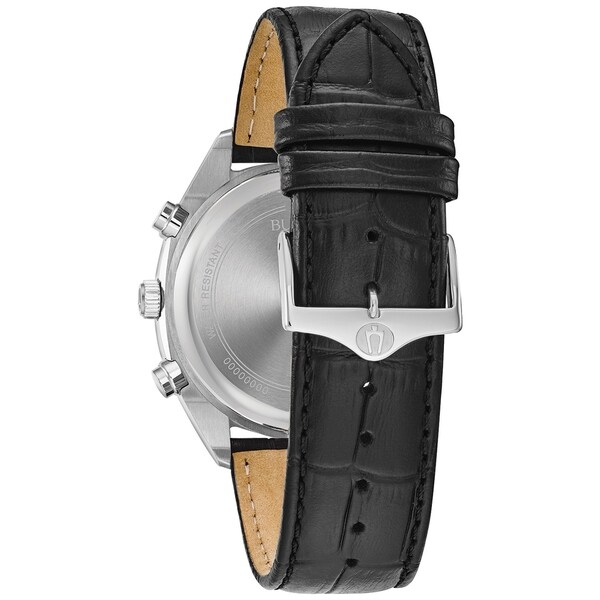 black leather belt watch