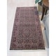 preview thumbnail 4 of 3, Navy/rust Hand-knotted Wool Traditional Oriental Herati Rug - 2' 9 x 6'