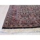 preview thumbnail 2 of 3, Navy/rust Hand-knotted Wool Traditional Oriental Herati Rug - 2' 9 x 6'