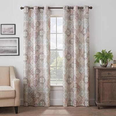 Buy Pink Medallion Eclipse Curtains Drapes Online At Overstock