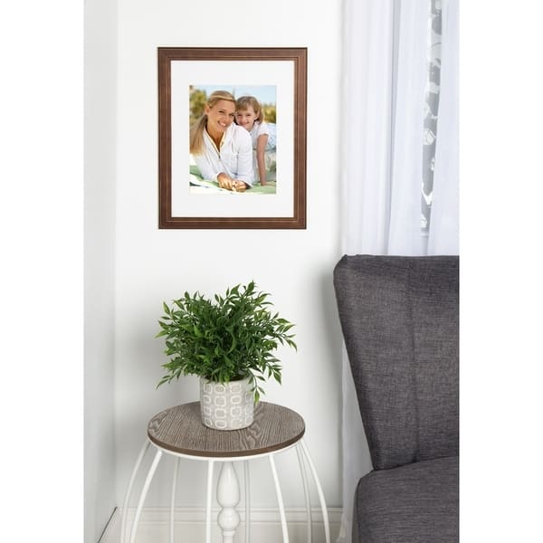 DesignOvation Kieva 11x14 matted to 8x10 Wood Picture Frame, Set of 4 (As  Is Item) - Bed Bath & Beyond - 34462025