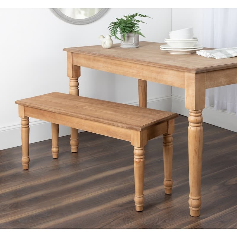 Kate and Laurel Cates Barnwood Bench - 42x14x19