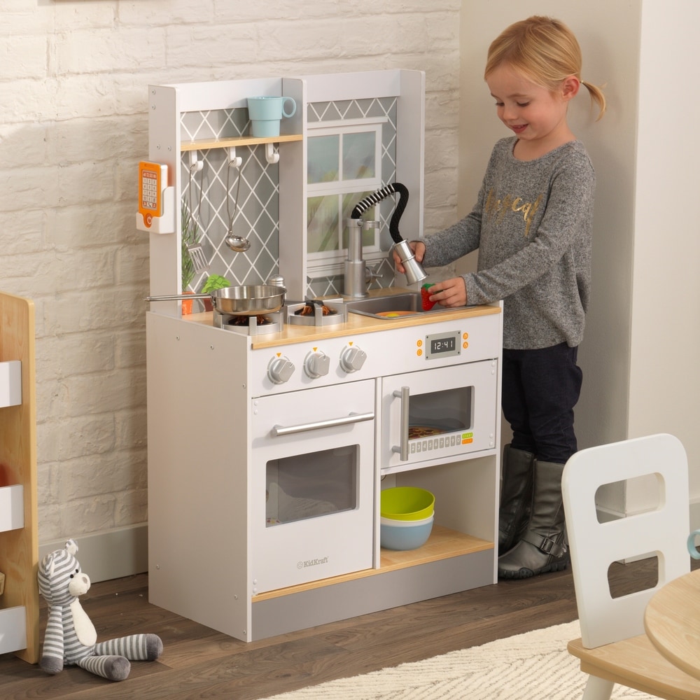 kidkraft wooden kitchen set