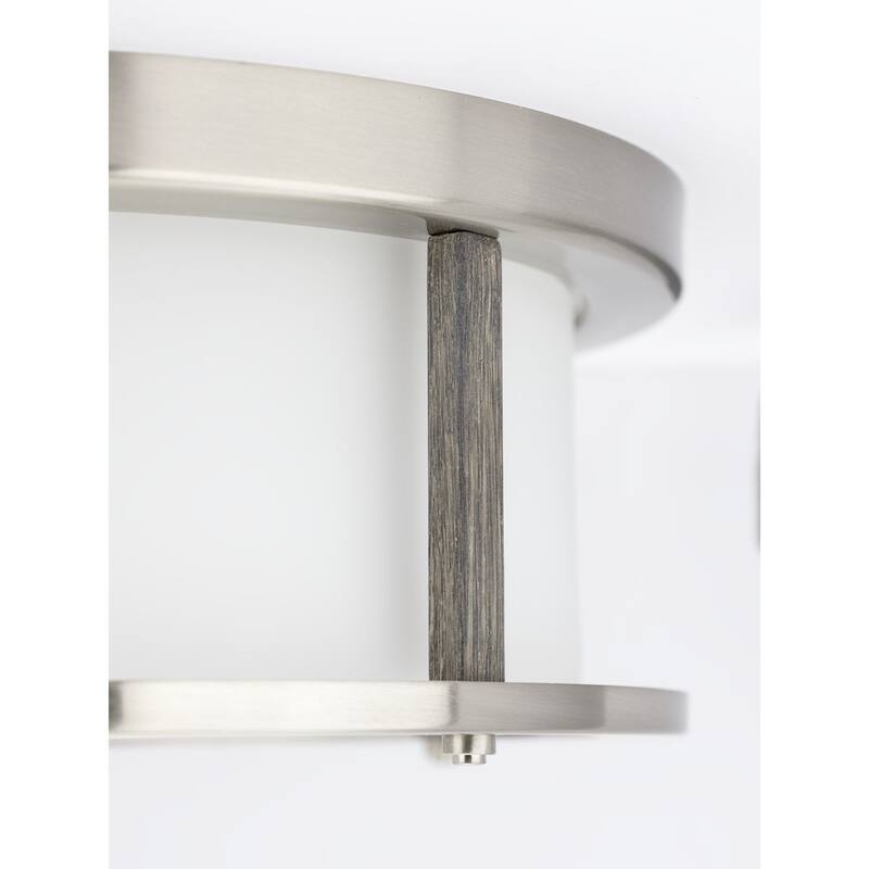 Progress Lighting Mast Collection Two-Light 13" Flush Mount