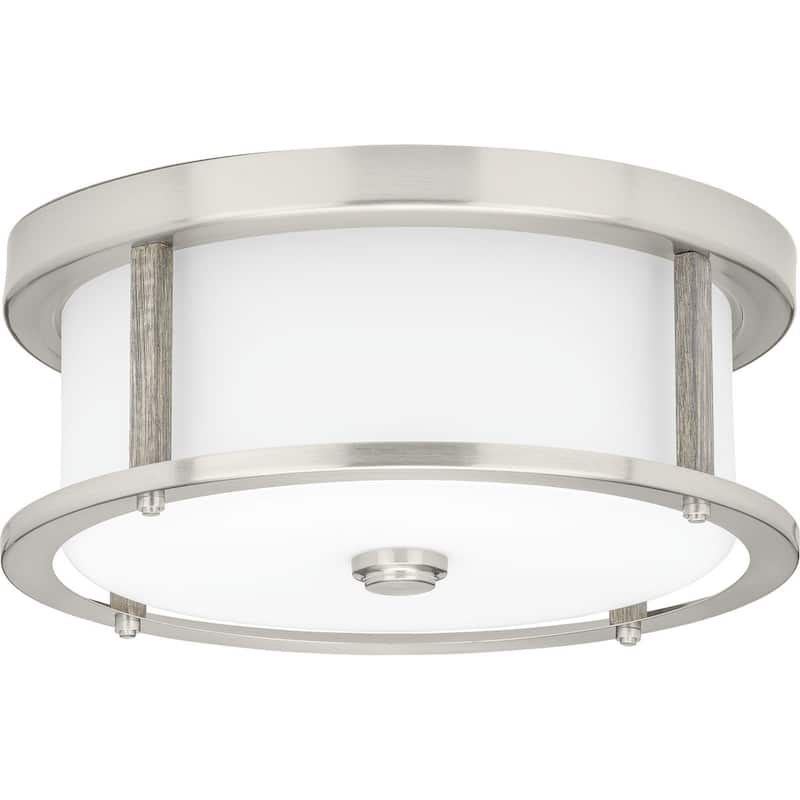 Progress Lighting Mast Collection Two-Light 13" Flush Mount