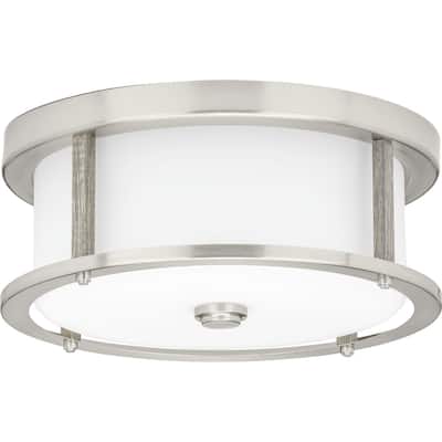 Progress Lighting Mast Collection Two-Light 13" Flush Mount - N/A