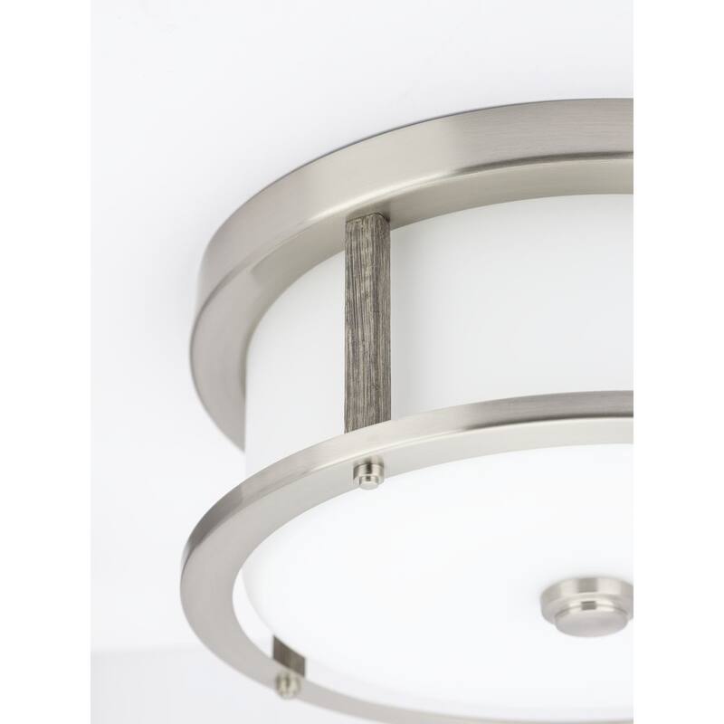 Progress Lighting Mast Collection Two-Light 13" Flush Mount - N/A