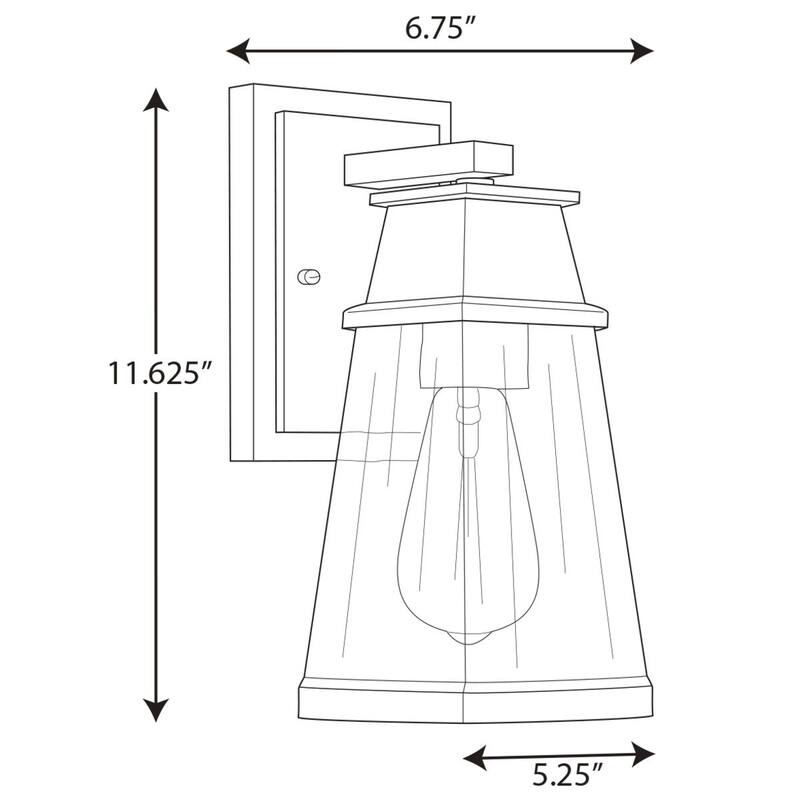 Progress Lighting Greene Ridge Collection One-Light Small Wall Lantern - N/A