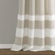 preview thumbnail 15 of 15, Porch & Den Marty Striped Yarn Dyed Cotton Window Curtain Panel Pair