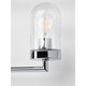 preview thumbnail 2 of 5, Signal Collection 2-Light Polished Chrome Clear Glass Coastal Bath Vanity Light