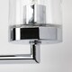preview thumbnail 4 of 5, Signal Collection 1-Light Polished Chrome Clear Glass Coastal Bath Vanity Light