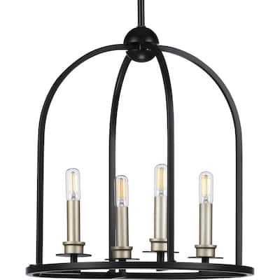 Progress Lighting Seneca Collection Four Light Foyer Pendant