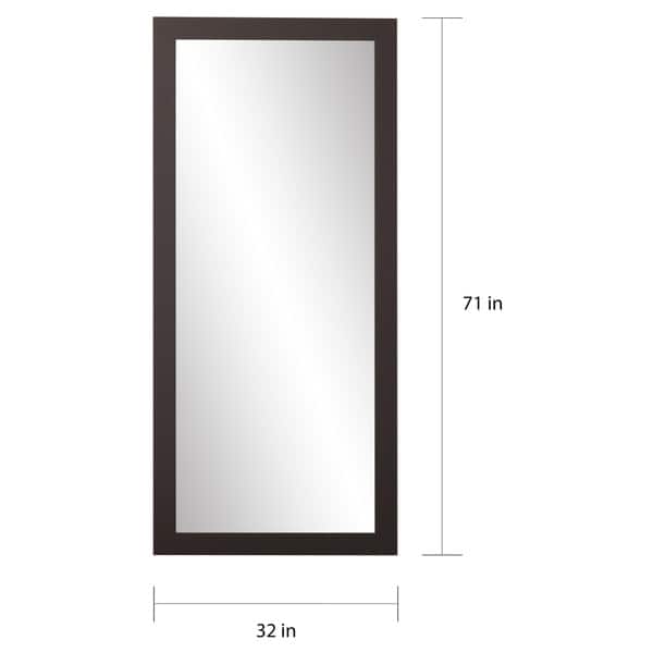 Copper Grove Kalabo Modern Matte Black Floor Mirror Matte Black Bed Bath & Beyond 28611603