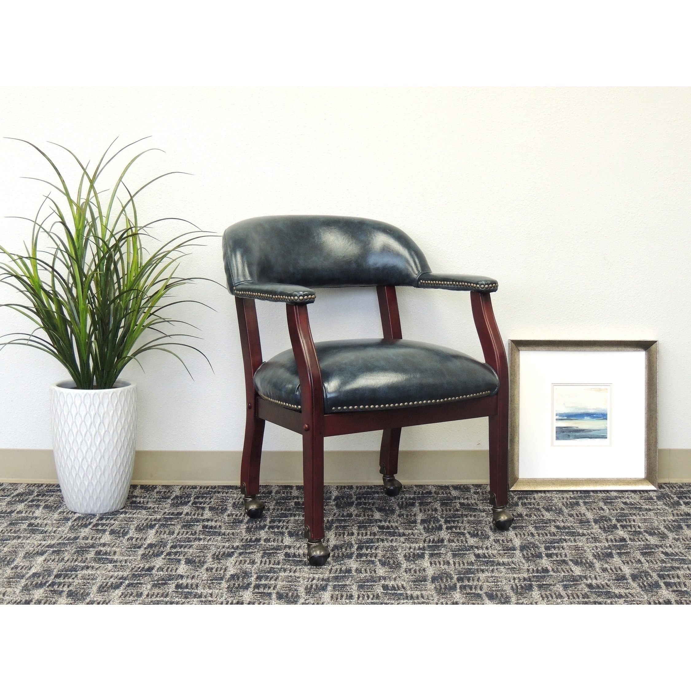 Captains chair with discount casters