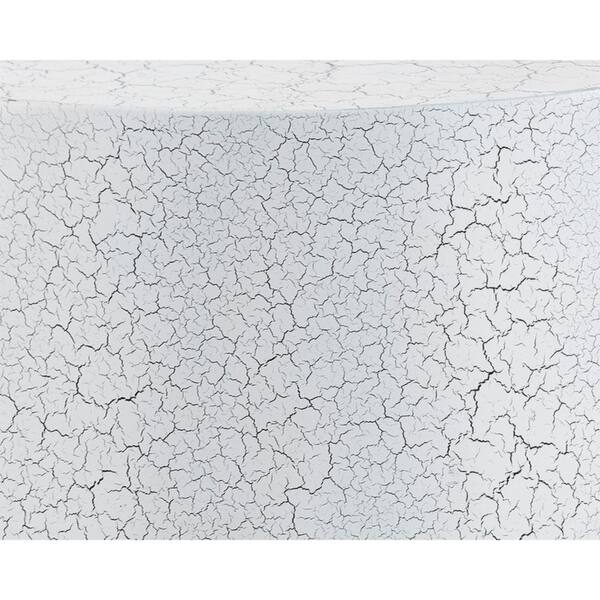 Shop Sunpan Rollo Side Table White Black Crackle Overstock
