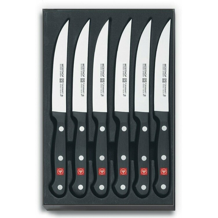 Wusthof Steak Knife Set Gourmet Set of 6 - Bekah Kate's (Kitchen, Kids &  Home)