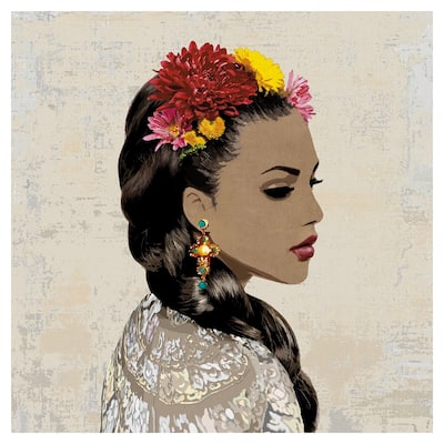 Bonita de Flores by Mark Chandon Canvas Art Print