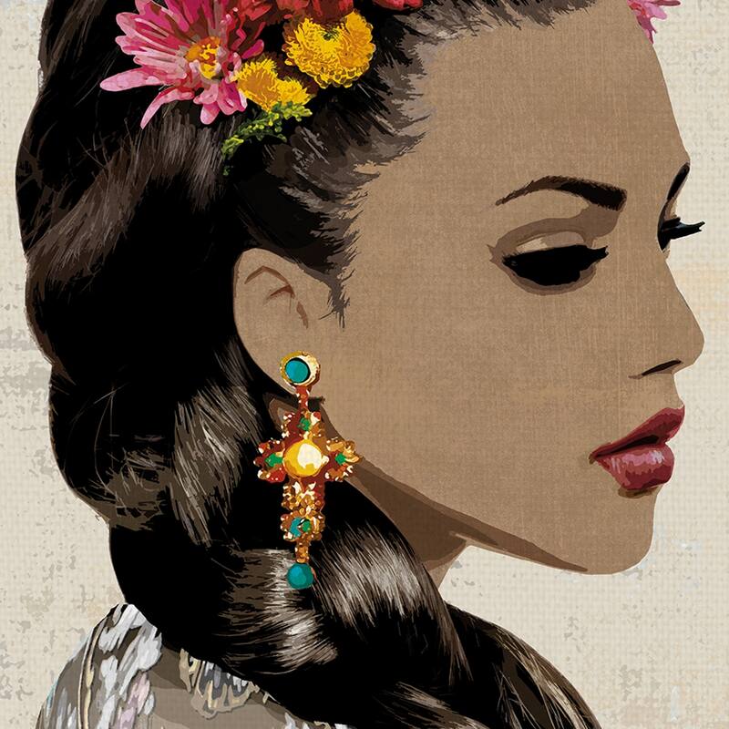 Bonita de Flores by Mark Chandon Canvas Art Print