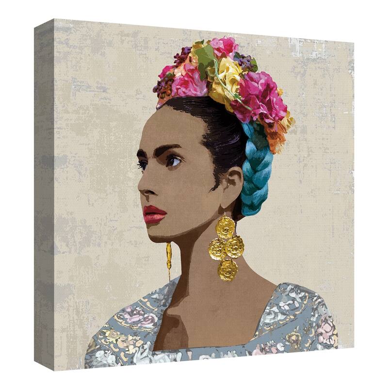 Corona de Flores by Mark Chandon Canvas Art Print