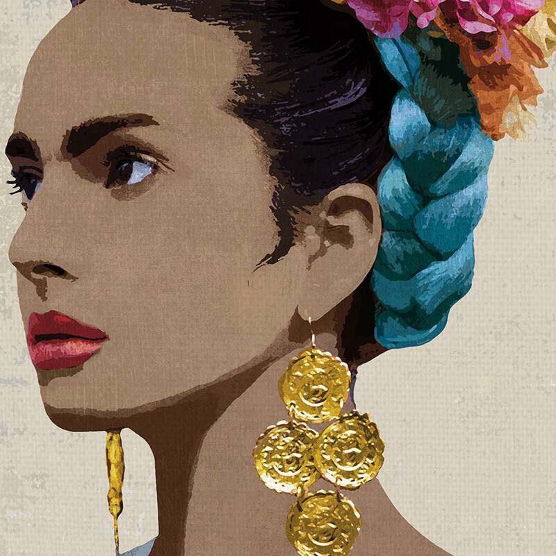 Corona de Flores by Mark Chandon Canvas Art Print