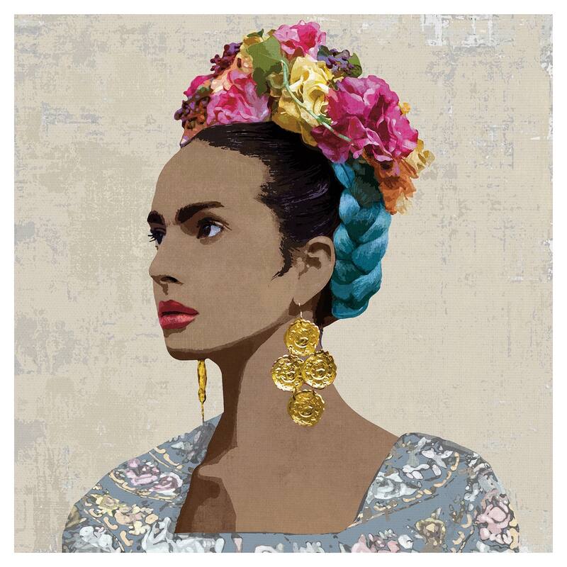 Corona de Flores by Mark Chandon Canvas Art Print