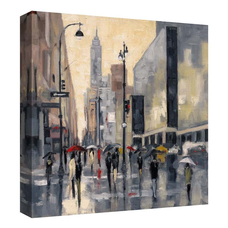 New York Showers by Shawn Mackey Canvas Art Print