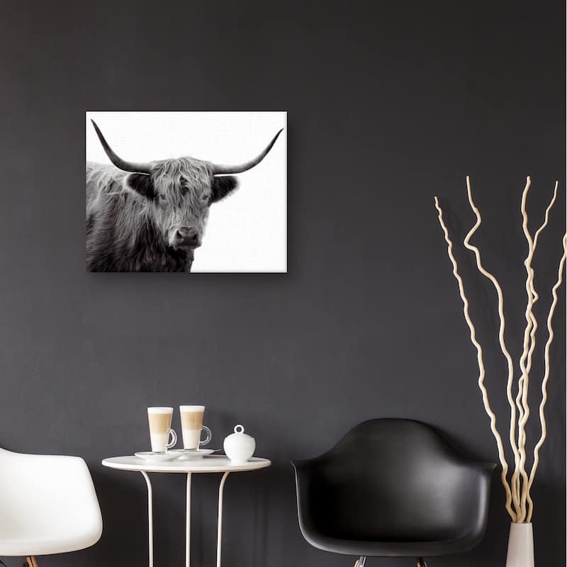 Highland Haze by Bill Philip Canvas Art Print - White