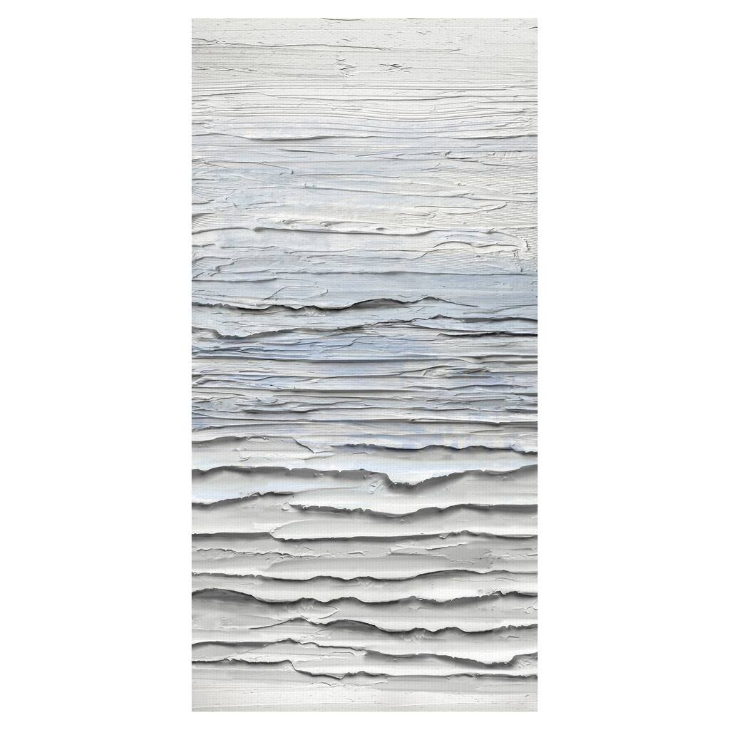 Marea Creciente by Paul Duncan Canvas Art Print - Blue/White