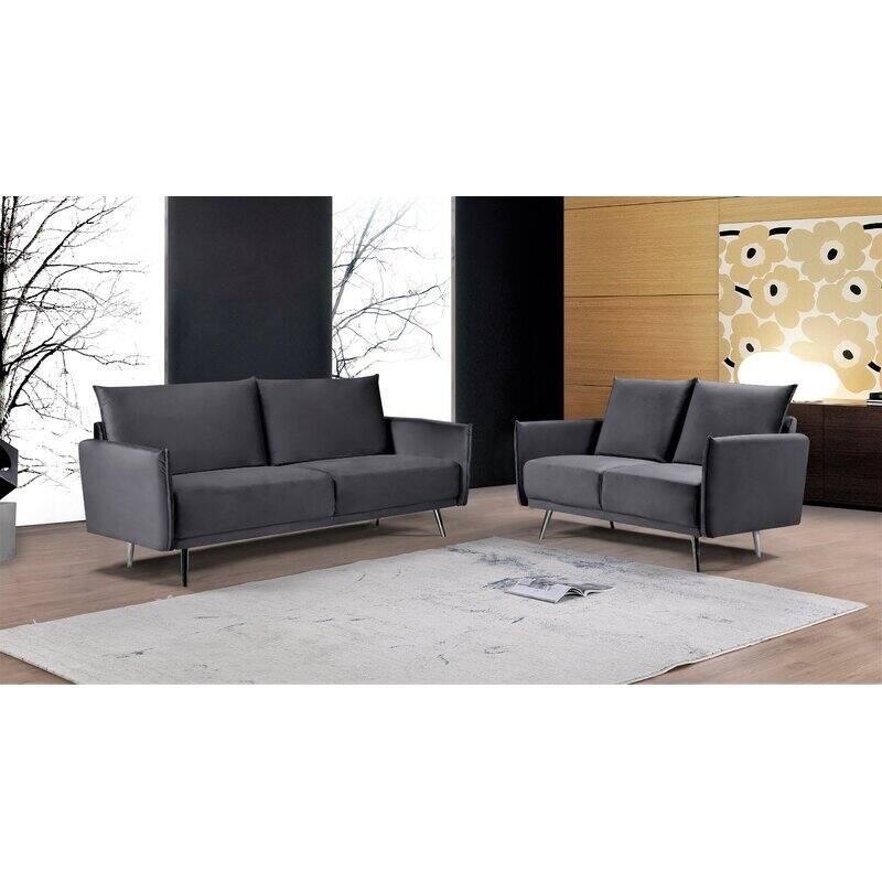 Bethzy Super Living Room Set - Grey