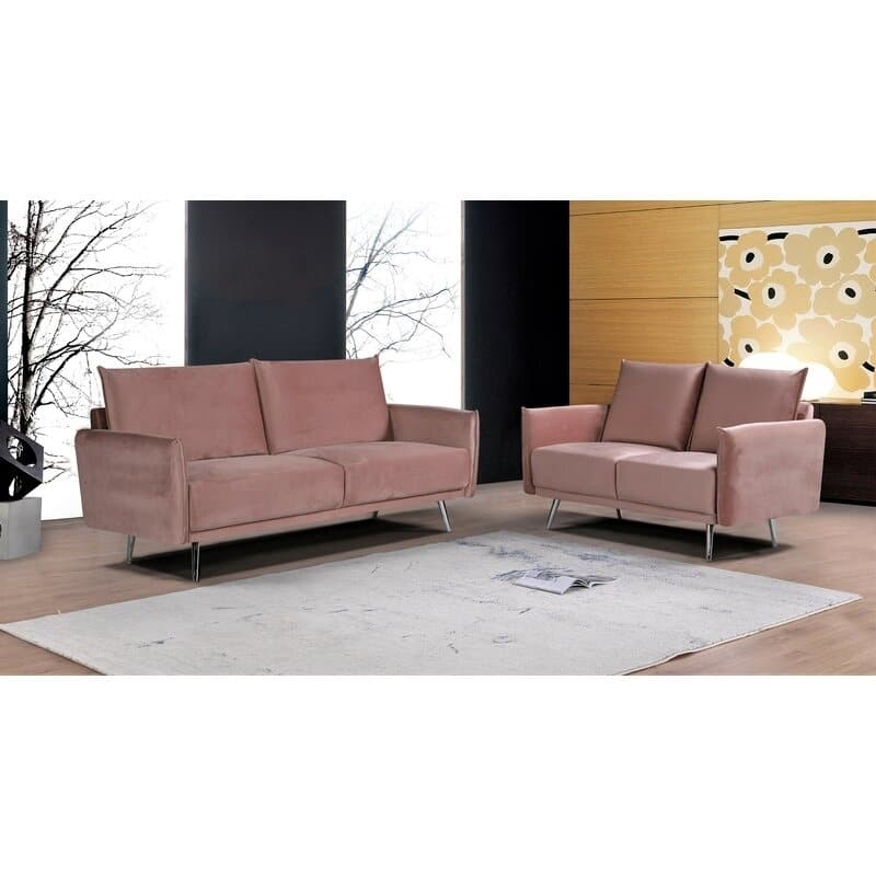 Bethzy Super Living Room Set - ROSE