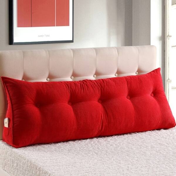 Shop Wowmax Headboard Upholstery Wedge Pillow Back Rest Support