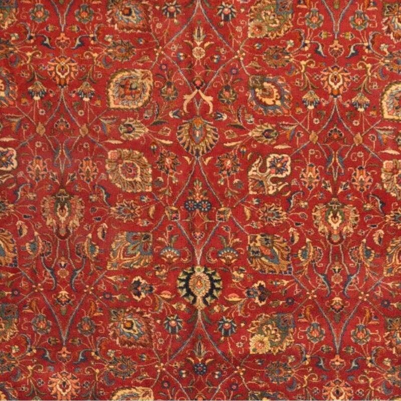 Handmade One-of-a-Kind Tabriz Wool Rug (Iran) - 11'4 x 16' - 11'4 x 16'